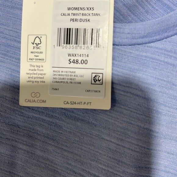 CALIA Women's Twist Back Tank - Picture 6 of 10